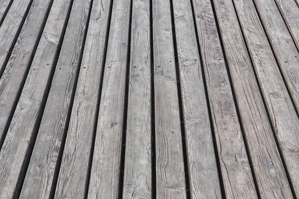 古い木材床の視点 — ストック写真