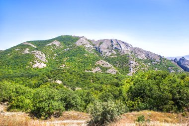 Crimea güzel dağ manzarası