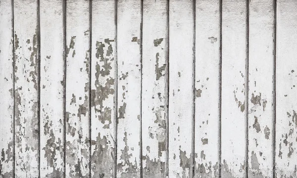 Tavole ricoperte di vernice bianca screpolata — Foto Stock