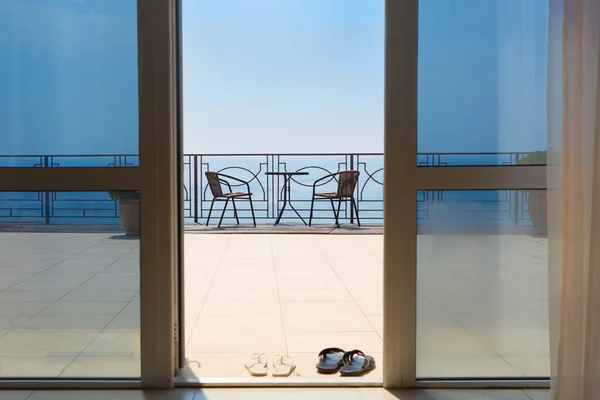 Balkon z widokiem na Morze Czarne — Zdjęcie stockowe