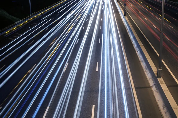 Estrada de toda a noite — Fotografia de Stock