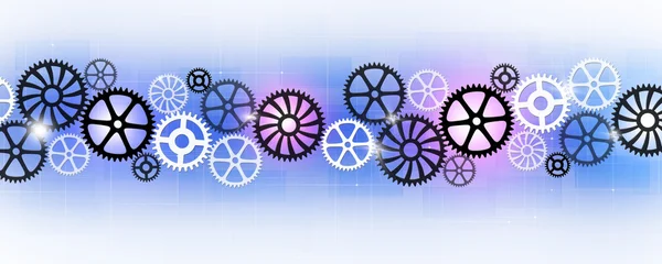 Abstract Gears Banner — Stock Photo, Image