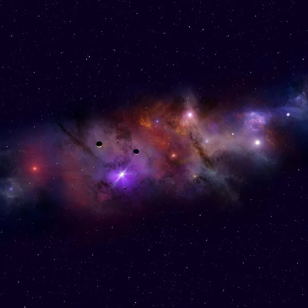 Nebulosa dello spazio profondo — Foto Stock