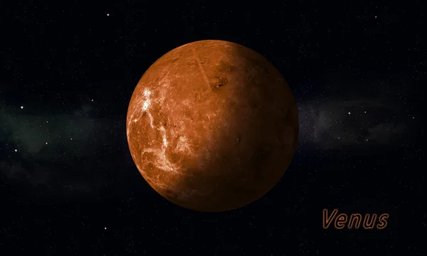 Sistemul Solar Planeta Venus — Fotografie, imagine de stoc