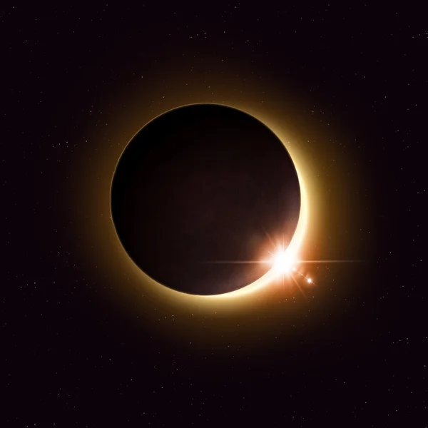 Space Solar Eclipse — Stock Photo, Image