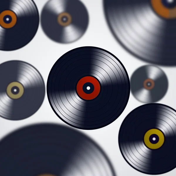 추상적인 음악 비닐 — 스톡 사진