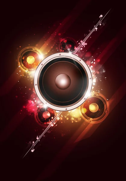 Bright Party Music Background — Stock Photo, Image