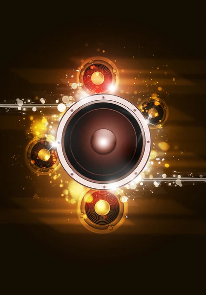 Sound Speaker Bright Background — Stock Photo, Image