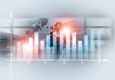 business stock market finance price value change. mixed media