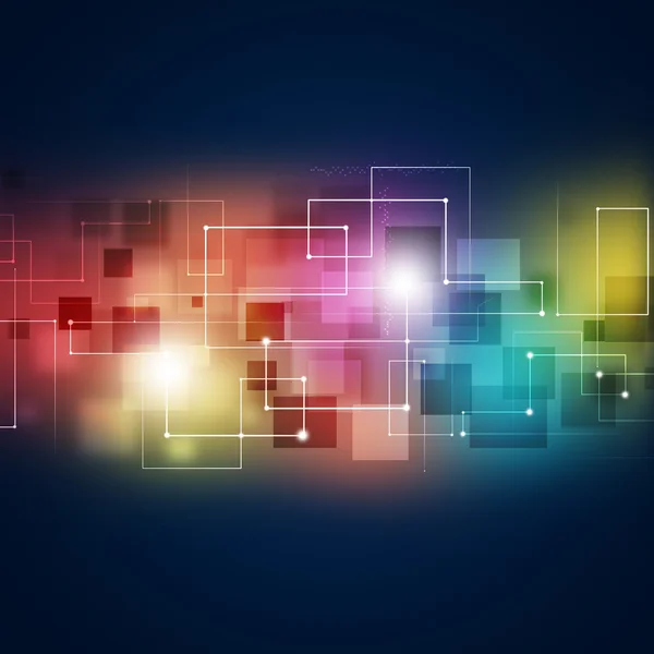 Abstract Connections Multicolor Background — Stock Photo, Image