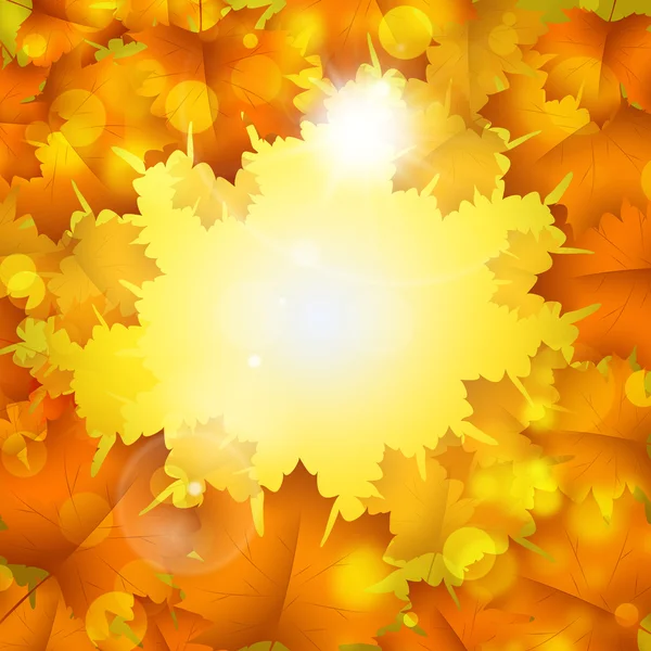 Outono abstrato fundo amarelo — Fotografia de Stock