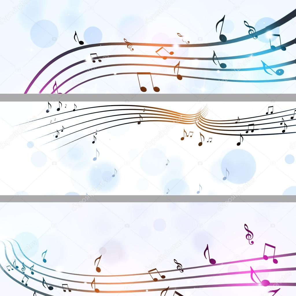 Music Notes Banners
