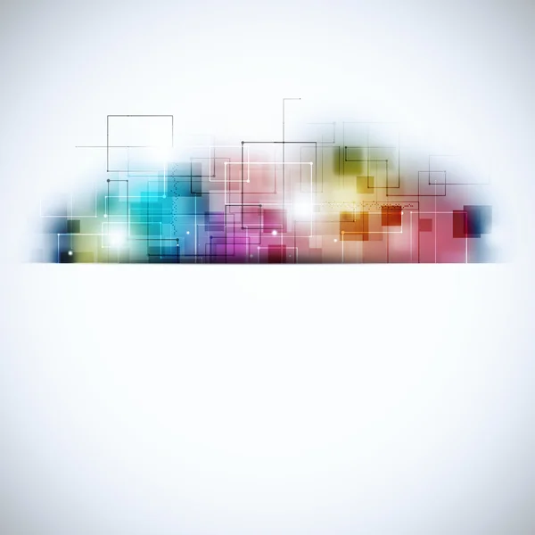 Abstracte multicolor technische achtergrond — Stockfoto