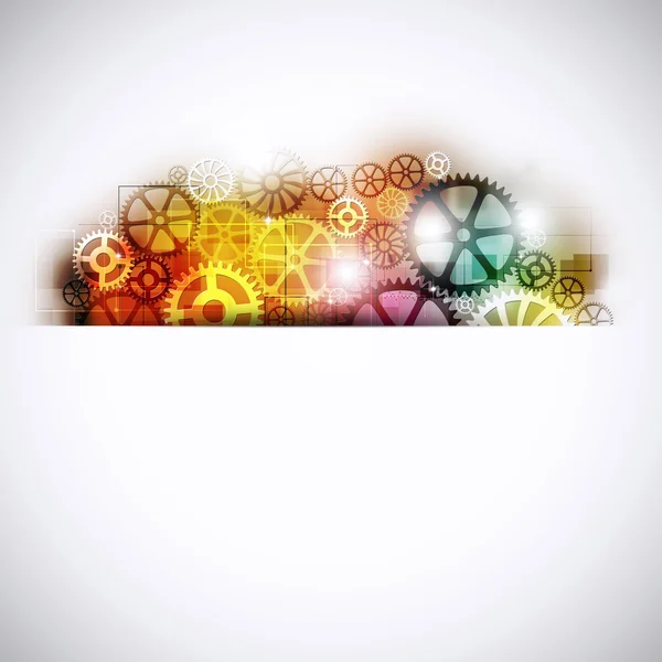 Abstract Gears Multicolor Background — Stock Photo, Image