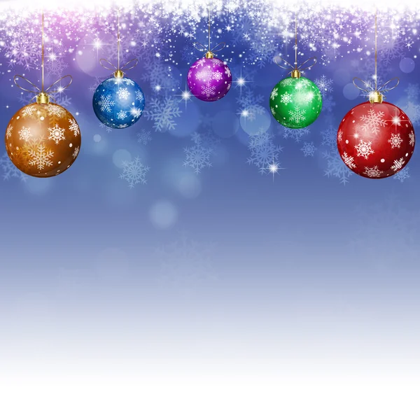 Blue Xmas Holiday Background — Stock Photo, Image