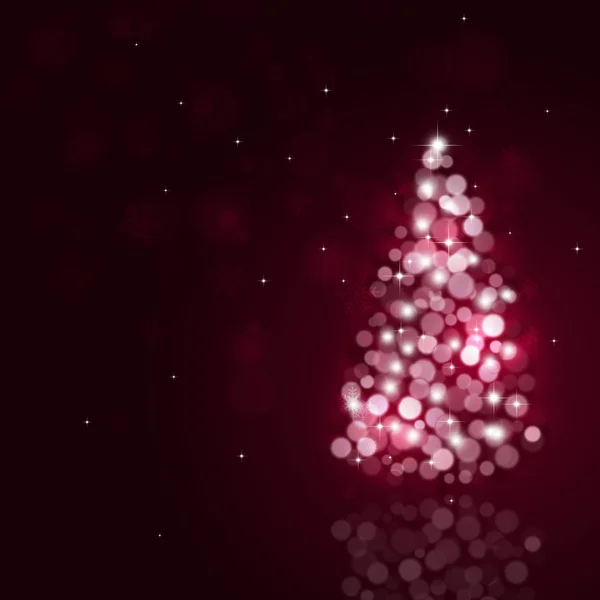 Urlaub Bokeh Weihnachtsbaum — Stockfoto