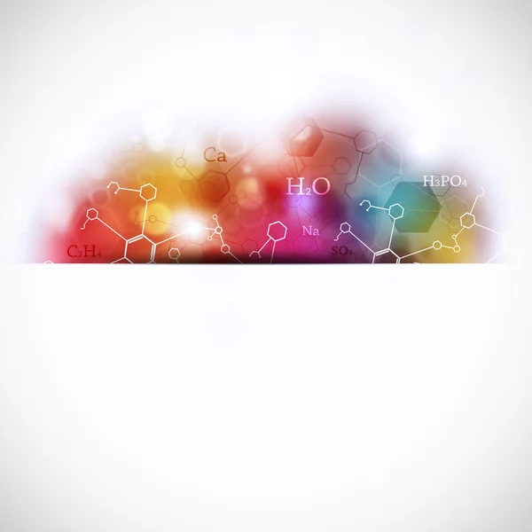 Química abstrata fundo multicolorido — Fotografia de Stock