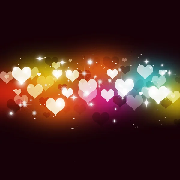 Abtsract Valentine fond multicolore — Photo