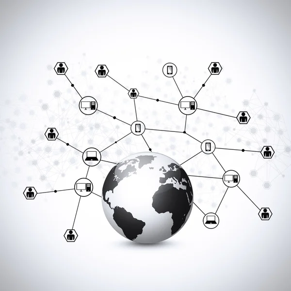 Información sobre tecnología de comunicaciones web —  Fotos de Stock