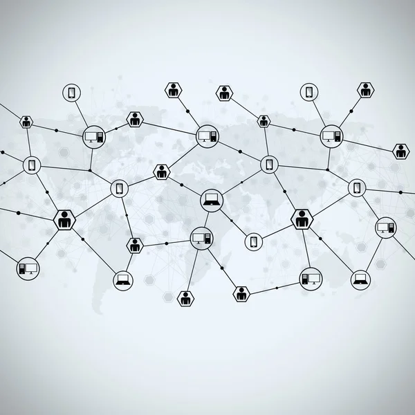 İnsanlar iletişim Web 