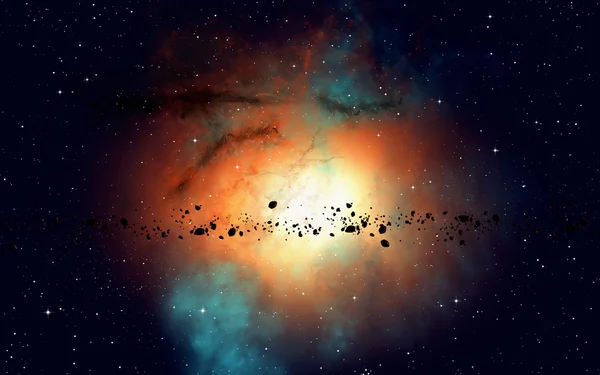 Nebulosa dello spazio profondo — Foto Stock