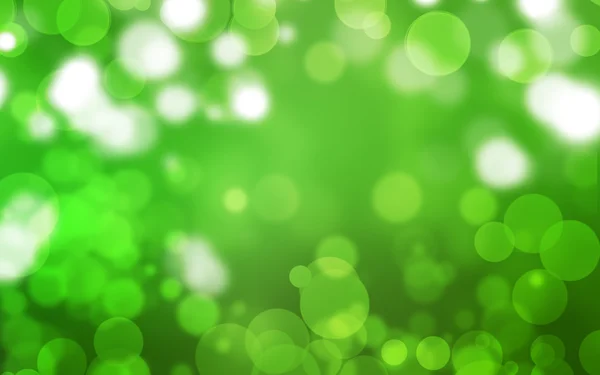 Luzes brilhantes verdes — Fotografia de Stock