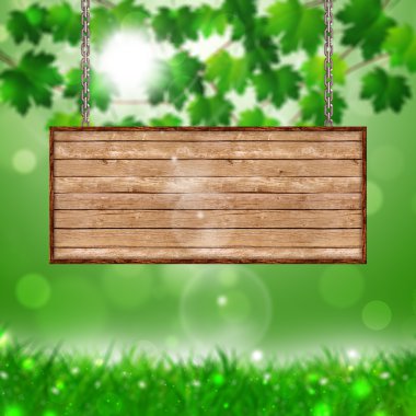 Bulanık bahar arka plan ağaç sürede