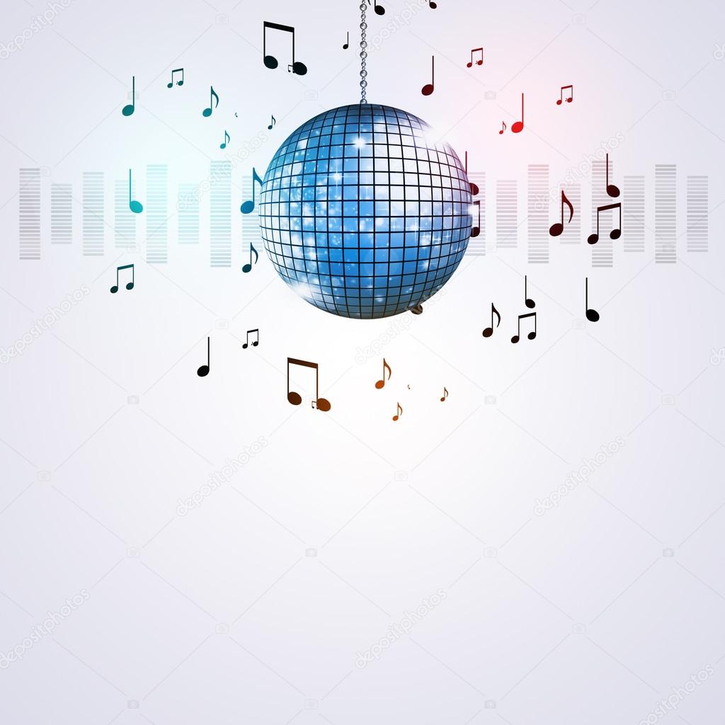 Music Ball Party Background