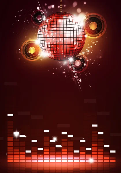 Disco Party Music Background — Stock Photo, Image