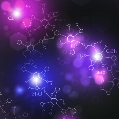 Çok renkli bilim arka plan