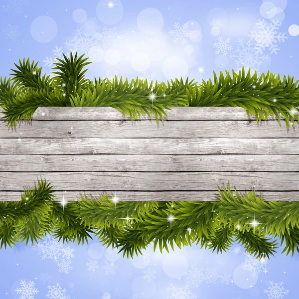 Christmas Wood Background — Stock Photo, Image