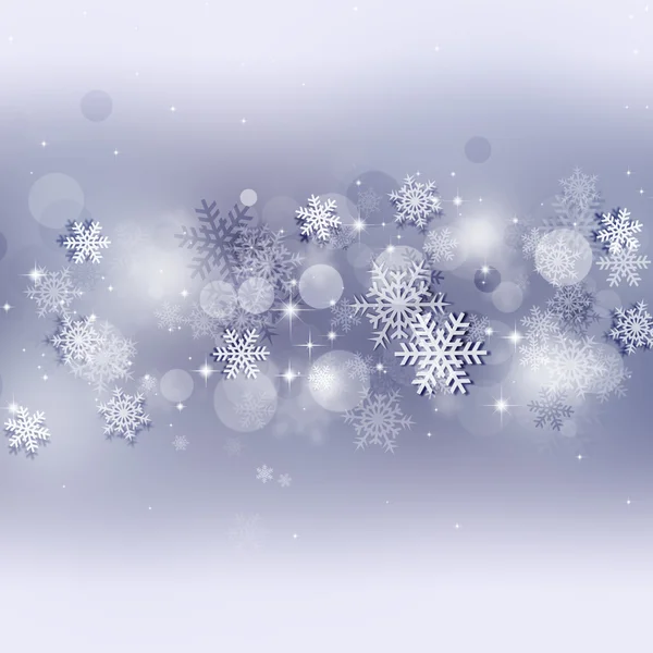 Holiday Winter Snow Card — Stock Photo, Image