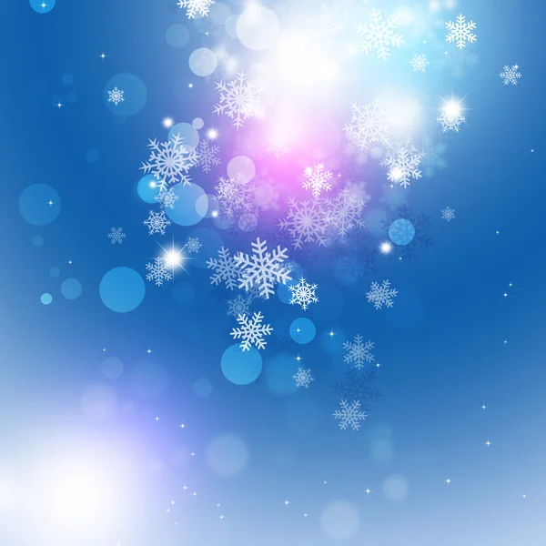 Snow Magic Dark Background — Stock Photo, Image