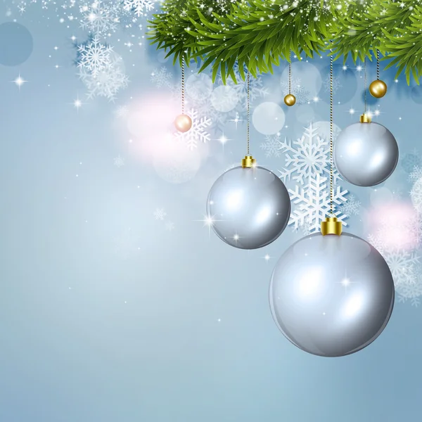 Světlé svátek vánoční koule — Stock fotografie