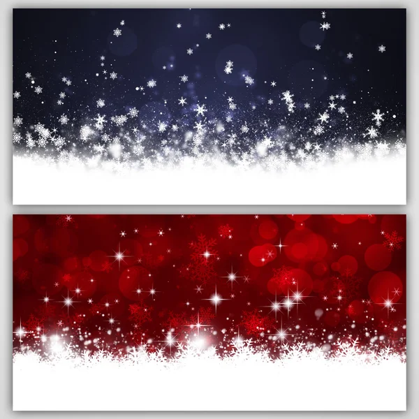 Schnee Winter Banner — Stockfoto