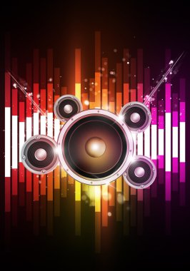 disko müzik arka plan