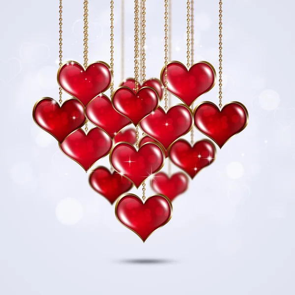 Heart Shape Valentine Card — Stock Photo, Image