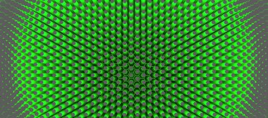 Altıgenlerin soyut teknolojik arka planı, 3D illüstrasyon