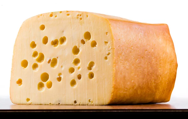 Radamer kaas geïsoleerd op wit — Stockfoto