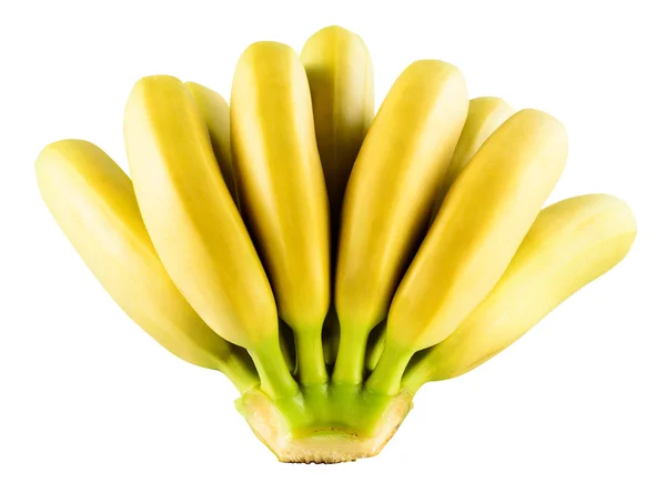 Bananas isolated on white. With clipping path. — Stock Photo, Image