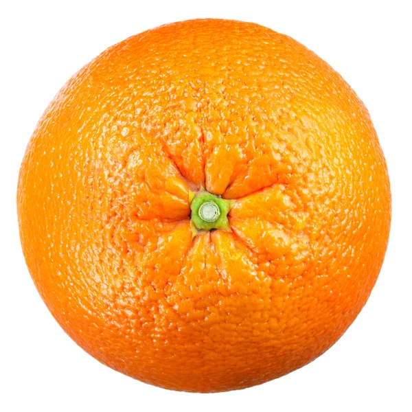 Orange frukt isolerade på vitt. Ovanifrån. — Stockfoto