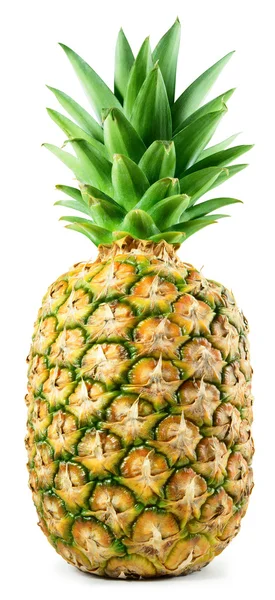 Ananas geïsoleerd op een witte achtergrond. Met uitknippad. — Stockfoto