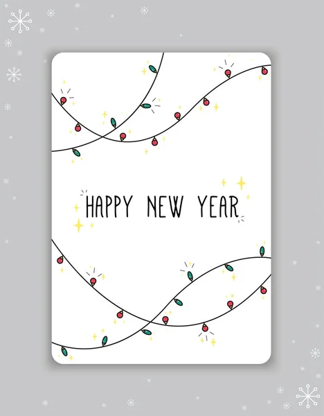 Yeni yıl, Noel kartpostalı. Bir kar tanesinin arka planında 