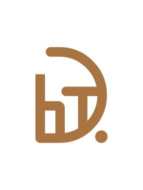 Masası ve sandalyesi olan bir logo. Vektör resmi.