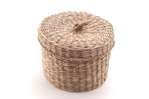 Basket with lid — Stock Photo, Image