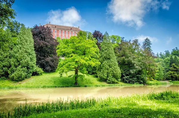 OPOČNO Castle in the Czech Republic — Stock Photo, Image