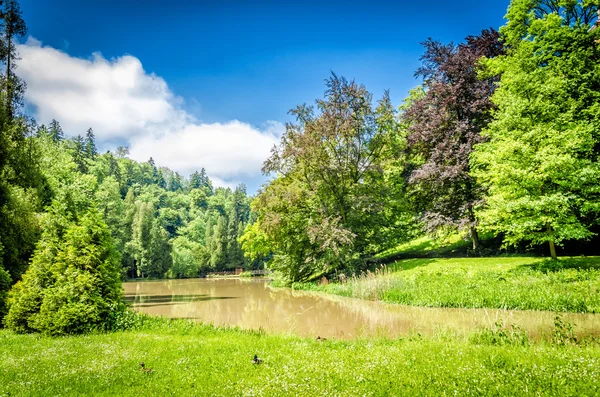 OPOČNO Castle in the Czech Republic — Stock Photo, Image