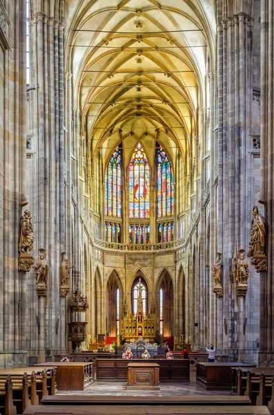 Catedral en el Castillo de Praga — Foto de Stock