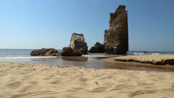 Torre del Loro w Mazagón — Wideo stockowe