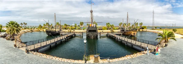 Gemi Christopher Columbus, La Rabida, Huelva, İspanya — Stok fotoğraf